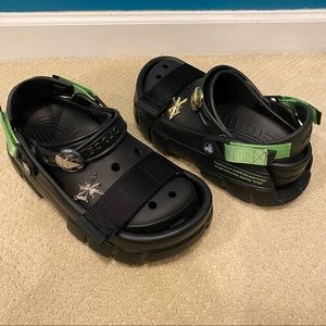 SANKUANZ x Crocs Collab in Black and Green
